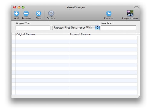NameChanger (โปรแกรมเปลี่ยนชื่อไฟล์ บนเครื่อง Mac) : 