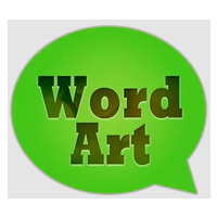WordArt Chat Sticker