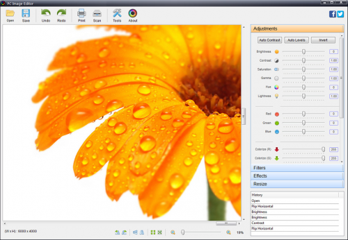 PC Image Editor (โปรแกรม PC Image Editor แต่งรูป ใส่เอฟเฟกต์ บนพีซี ฟรี) : 