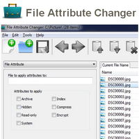 File Attribute Changer (โปรแกรมเปลี่ยนรายละเอียดไฟล์ ข้อมูลไฟล์) : 