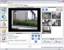 WebCamXP (โปรแกรมเชื่อมต่อ ควบคุม จัดการกล้อง WebCam) : 