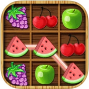 Fruits Connect (เกมส์จับคู่ผลไม้) : 