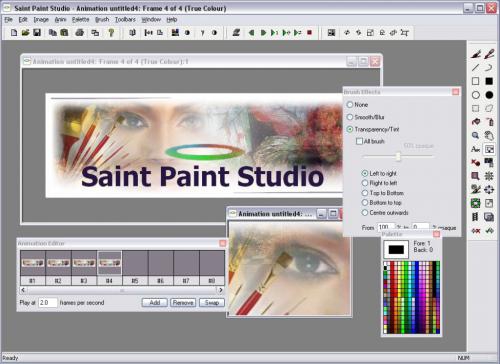 Saint Paint Studio (โปรแกรม Saint Paint Studio แต่งรูป วาดรูป ฟรี) : 
