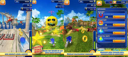 Sonic Dash (App เกมส์ Sonic Dash พุ่งไปด้วยความไวเสียง) : 