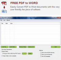 Free PDF to Word Converter : 