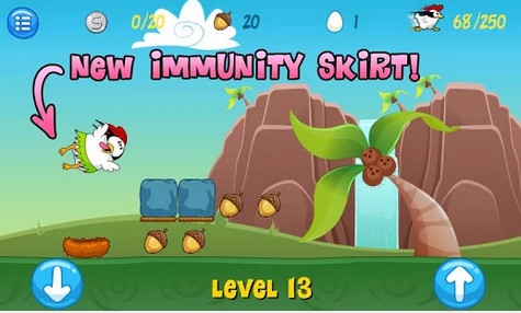 Ninja Chicken Ooga Booga (App เกม Ninja Chicken) : 
