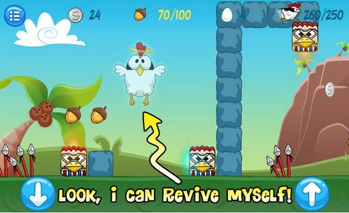 Ninja Chicken Ooga Booga (App เกม Ninja Chicken) : 