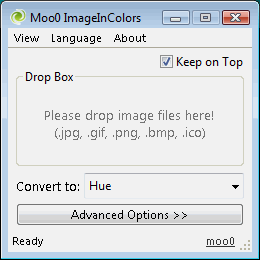 Moo0 Image Colors (โปรแกรมเปลี่ยนสีรูปภาพ) : 