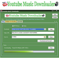 YouTube Music Downloader (โปรแกรมโหลดเพลง Youtube ฟรี) : 