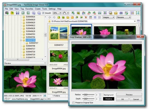 FastStone Image Viewer (โปรแกรมดูรูป โปรแกรมดูรูปภาพ ฟรี) : 