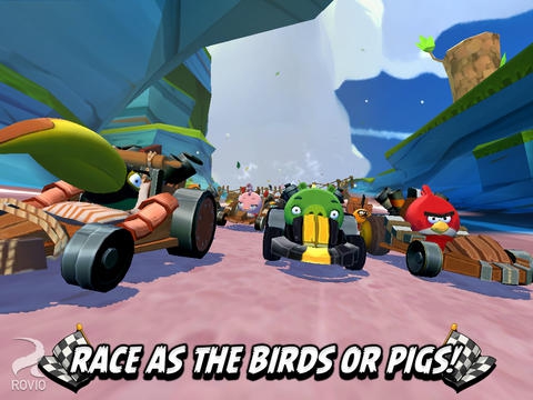 Angry Birds Go (App เกมส์ Angry Birds Go แข่งรถแบบ 3 มิติ) : 