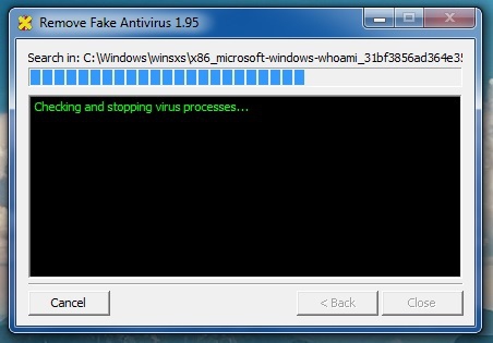 Remove Fake Antivirus (โปรแกรมลบ Antivirus ปลอม) : 