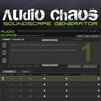 Soundscape Generator (โปรแกรม Soundscape Generator เปิด และ สร้างเสียงธรรมชาติฟรี) : 