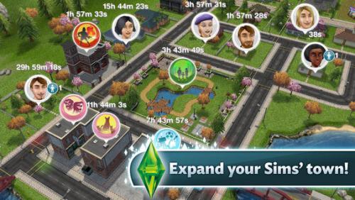 The Sims FreePlay (App เกม The Sims บนมือถือ และแท็บเล็ต) : 