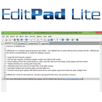 EditPad Lite (โปรแกรม EditPad แก้ไขโค้ดขนาดเล็กๆ มินิๆ) : 