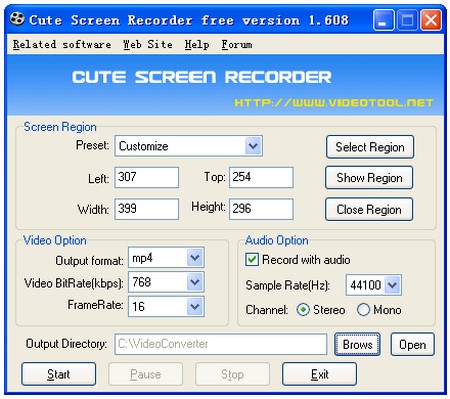 Cute Screen Recorder Free : 