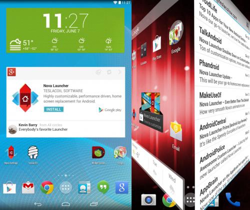 Nova Launcher (App เปลี่ยน ธีม Android) : 
