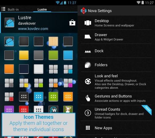 Nova Launcher (App เปลี่ยน ธีม Android) : 