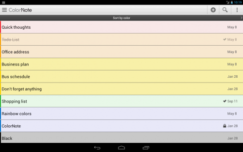 ColorNote Notepad Notes (App จดบันทึก แอปสมุดโน้ต) : 