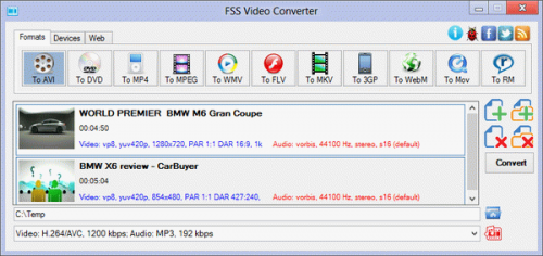 FSS Video Converter : 
