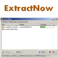 ExtractNow (โปรแกรม Unzip ไฟล์ แตกไฟล์ทีละหลายๆ ตัวพร้อมกัน) : 
