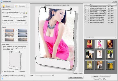 ImageCool Free Frame Maker : 
