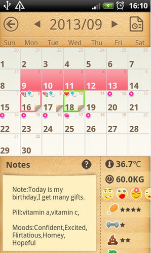 Period Calendar (App เช็ครอบเดือน) : 