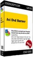 CooolSoft AVI DVD Burner : 