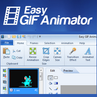 Easy GIF Animator (โปรแกรมสร้างภาพเคลื่อนไหว GIF ง่ายๆ) : 