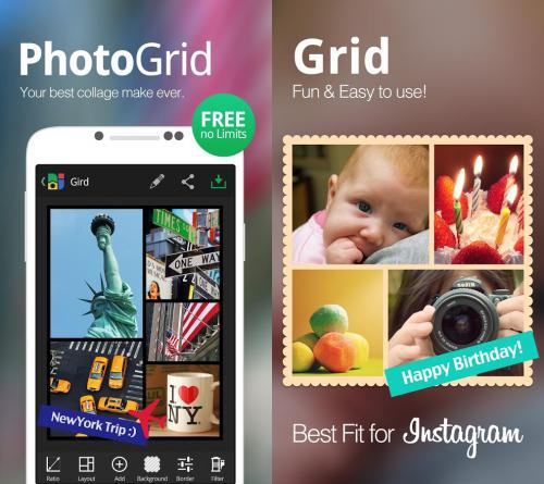 Photo Grid (App รวมรูป ใส่กรอบ เก๋ๆ) : 