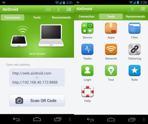 AirDroid (ดาวน์โหลด AirDroid แอป ส่งข้อมูล ผ่าน WiFi) : 