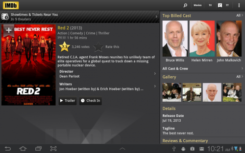 IMDb Movies (App ข่าวหนังใหม่) : 