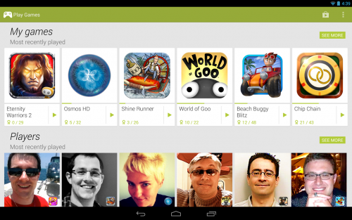 Google Play Games (App ค้นหา เกมส์แอนดรอยด์) : 
