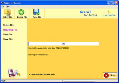 Nucleus Kernel Access Repair Software (โปรแกรมซ่อมฐานข้อมูล Access) : 