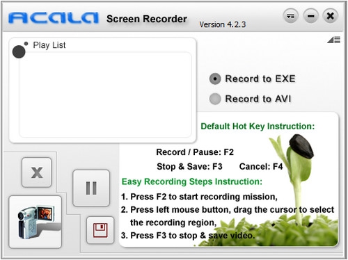 Acala Screen Recorder : 