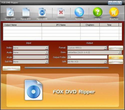 Fox DVD Ripper : 