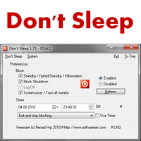 Dont Sleep (โปรแกรม Do Not Sleep ป้องกันปิดเครื่องเอง ปิดเครื่องอัตโนมัติ) : 