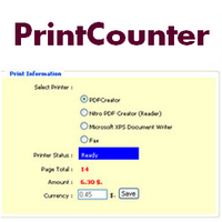 PrintCounter (โปรแกรมนับ จำนวนหน้ากระดาษ Printer) : 
