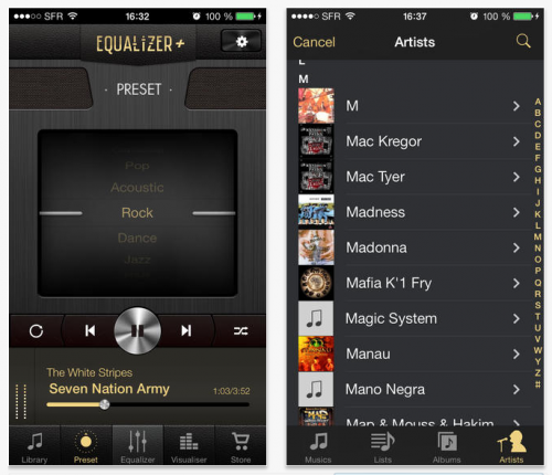 Equalizer mp3 Player (App สำหรับการเล่นเพลง) : 