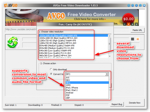 AVGO Free Video Downloader : 