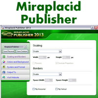 Miraplacid Publisher (โปรแกรมแปลงไฟล์เอกสารเป็นรูปภาพ) : 