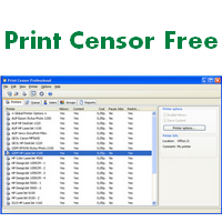 Print Censor Free (โปรแกรม Print Censor Free จัดการระบบเครื่องพิมพ์ในวงเครือข่าย) : 