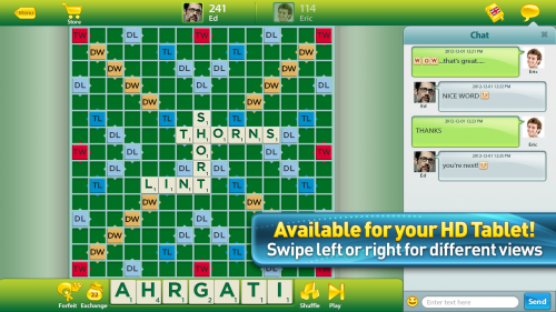 Scrabble (App เกมส์ต่อคําภาษาอังกฤษ) : 