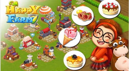 Happy Farm (App ฟาร์มเลี้ยงหมู เกมส์ Happy Farm) : 