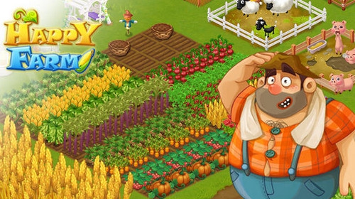 Happy Farm (App ฟาร์มเลี้ยงหมู เกมส์ Happy Farm) : 