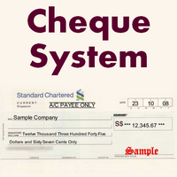 ChequeSystem (โปรแกรม ChequeSystem ทำเช็คภาษาอังกฤษ) : 