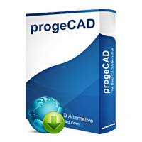 ProgeCAD 2014 (โปรแกรมเขียนแบบ เปิดไฟล์ .DWG AutoCAD ได้)