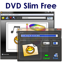 DVD Slim Free (โปรแกรม ทำปก CD ทำปก DVD พิมพ์ปก CD DVD ฟรี)