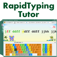 Rapid Typing Tutor (โปรแกรมฝึกพิมพ์ดีด ภาพสวย พิมพ์สนุก) : 