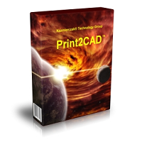 Print2CAD (โปรแกรม Print2CAD แปลง PDF เป็น DWG) : 